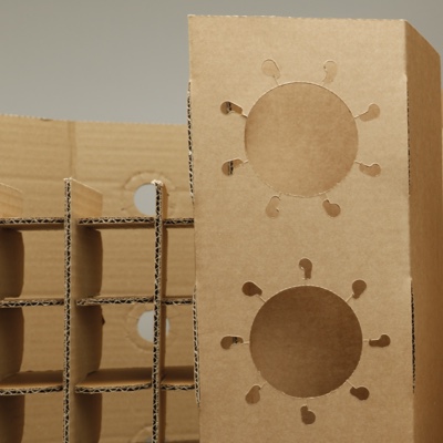 Corrugated packaging example
